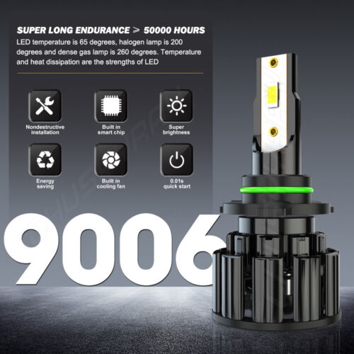 For Jeep Grand Cherokee 2005-2010 6000K LED Headlight High Low beam BUlbs 6000K - Picture 11 of 24
