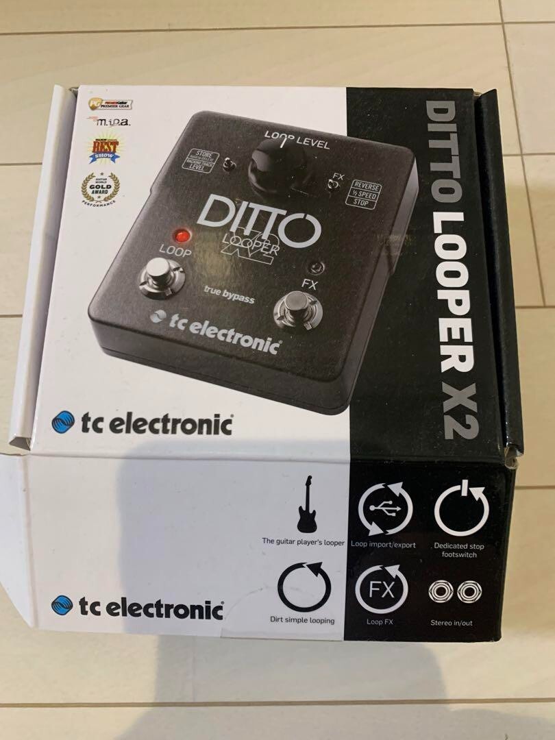TC Electronic Ditto Looper Jam X2 Guitar Effects Pedal TC Electronic Ditto Looper Jam X2 Guitar Effects Pedal