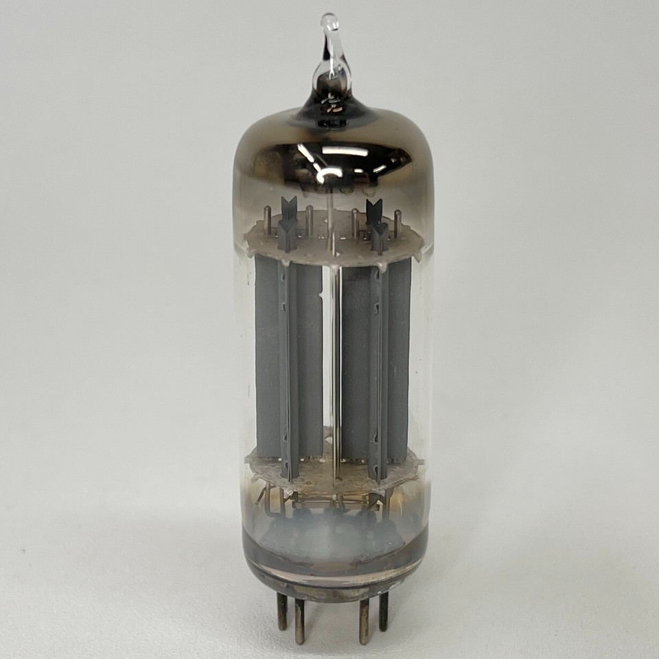 (1) Tested Unbranded 6CG7 Tube Medium-Mu Twin Triode Vintage Vacuum ...