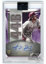 Alec Bohm 2021 Topps Luminaries Home Run Kings Purple Rookie Auto #HRK-ABO 2/3