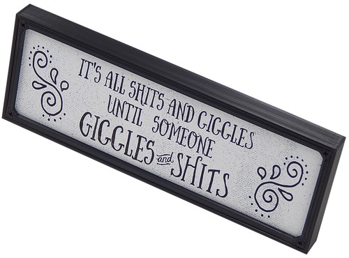 Funny & Cute Farmhouse Bathroom Toilet Sign Shelf Sitter Rustic Wall Home Decor - Picture 75 of 180