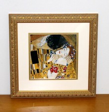 The Kiss by Gustav Klimt, Giclee Canvas Print - The Kiss (detail)