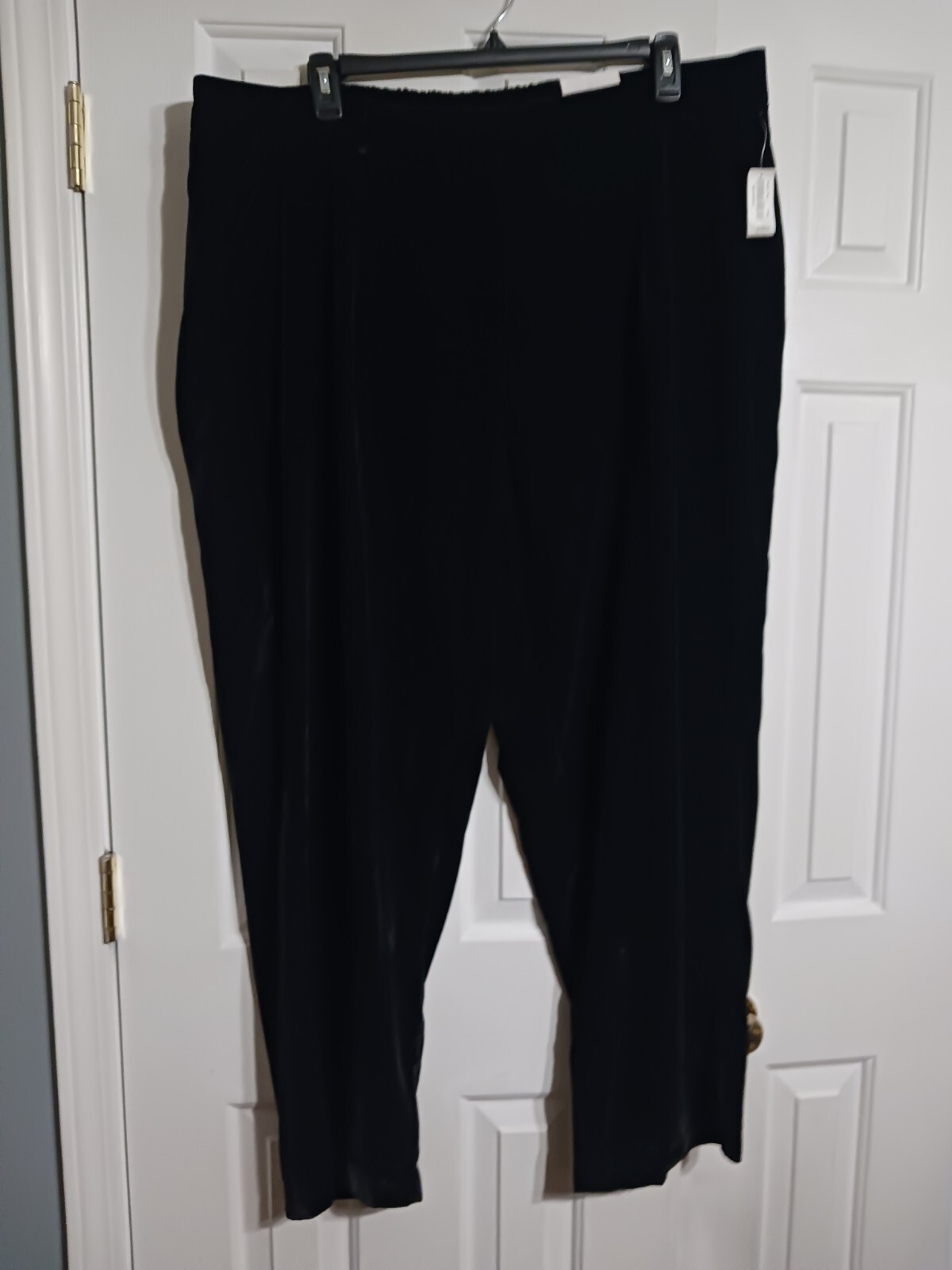 Pantalones de pierna ancha Taylor talla 3X N6 talla 3X N6 nuevos con etiquetas de terciopelo negro talla grande