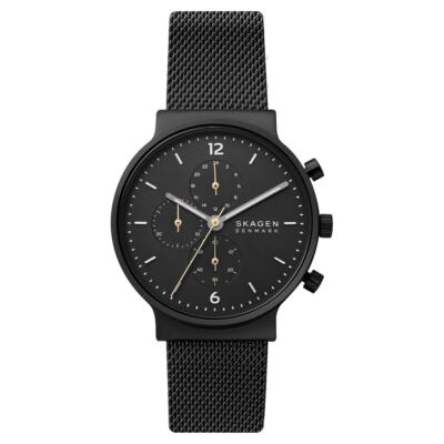 Skagen Herren Uhr Armbanduhr Chronograph Edelstahl SKW6762