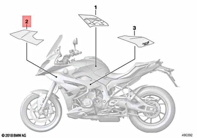 Genuine BMW K49 0D13 0D23 0D33 0D43 Decor Front Left 51148396667  