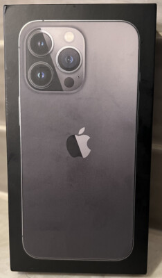 Box Only!!! Apple iPhone 13 Pro Max 256GB Graphite Empty Box - No Phone!!