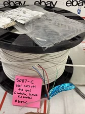 100' Carol Sound Alarm Security Cable 6 Conductor 22 AWG 6C/22AWG Shielded ED4U