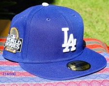 2024 MLB World Series Los Angeles Dodgers Fitted Hat New Era 59FIFTY On Field