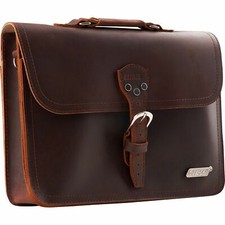 Gretsch Limited Edition Leather Laptop Bag. BRAND NEW w/pics of actual item 