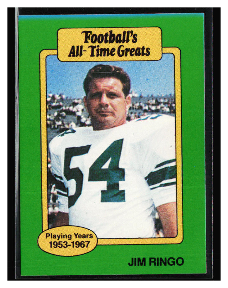 1987 Hygrade Football's All-Time Greats #NNO Jim Ringo