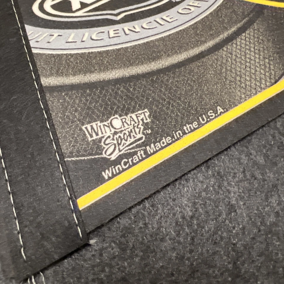 Vtg 90s BOSTON BRUINS WINCRAFT NHL FELT PENNANT - 29-1/2"x12" - Image 4 of 4