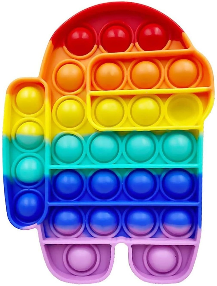 Set De 25 Pop Fidget It Con Llavero – Juguetes Antiestrés De Silicona Para Niños Y Adultos, Regalos Para Fiestas