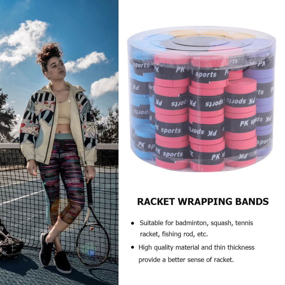 60PCS Tennis Accessories Tennis Overgrip Tape Tennis Grip Overwrap eBay