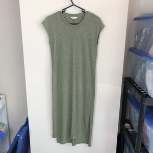 madewell muscle midi dress
