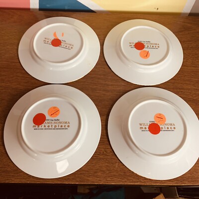 Set of 4 Plates 7 3/4