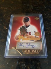 2007 UPPER DECK EXQUISITE ROOKIE PHENOMS KEVIN SLOWEY #15/15. READ TWINS