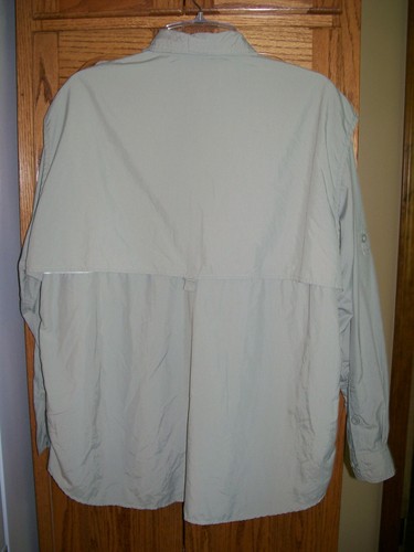 Cabela’s 25+UPF Guidewear Convertible L/Sleeve Vented Fishing Shirt Men's sz XL - Picture 3 of 8