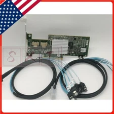 Dell H200 6Gbps HBA LSI 9211 P20 IT Mode ZFS FreeNAS unRAID W/ 2*8087 SATA Cable