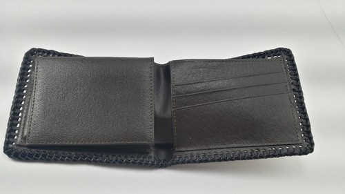 Cartera MADERA DE CEBRA Doble Plegable Hombres Billete Plegable Delgado ERGO ÚNICO HIPSTER NUEVO Auténtico - Imagen 9 de 11