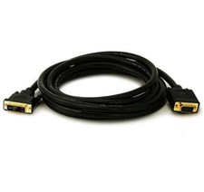 Monoprice 5909 3Ft 28AWG DVI-A to SVGA HD15 High Speed Computer Cable - Qty 20