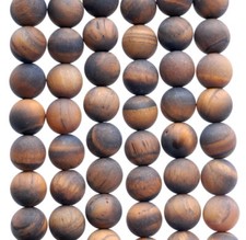 6MM MATTE MOOKAITE GEMSTONE ROUND LOOSE BEADS 15"