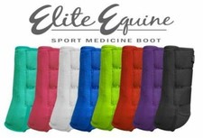 SPLINT BOOTS Elite Equine SPORTS MEDICINE BOOTS Full Horse Size Set of 2 