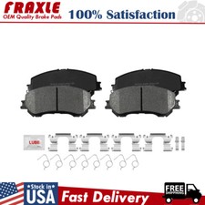 Front Ceramic Brake Pads +Clips For 2014-2020 Nissan Rogue 2017-2021 Rogue Sport