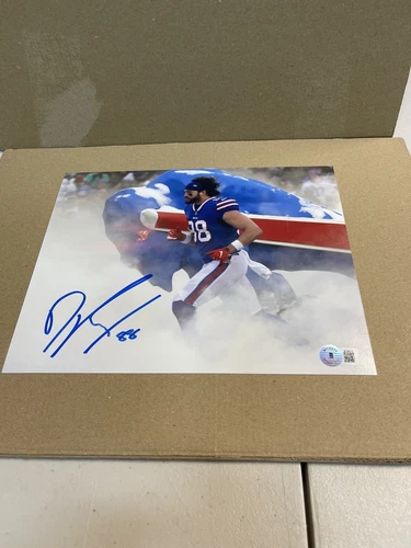 BUFFALO BILLS DAWSON KNOX #88 SIGNED 8X10 PHOTO TE Entrance beckett