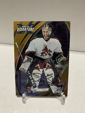 2002-03 ITG Be A Player Signature Series Gold Signatures Sean Burke #098 Auto