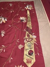 Eagle Neckwear University Of Oklahoma Mens Formal Necktie Gold Maroon Tie EUC L