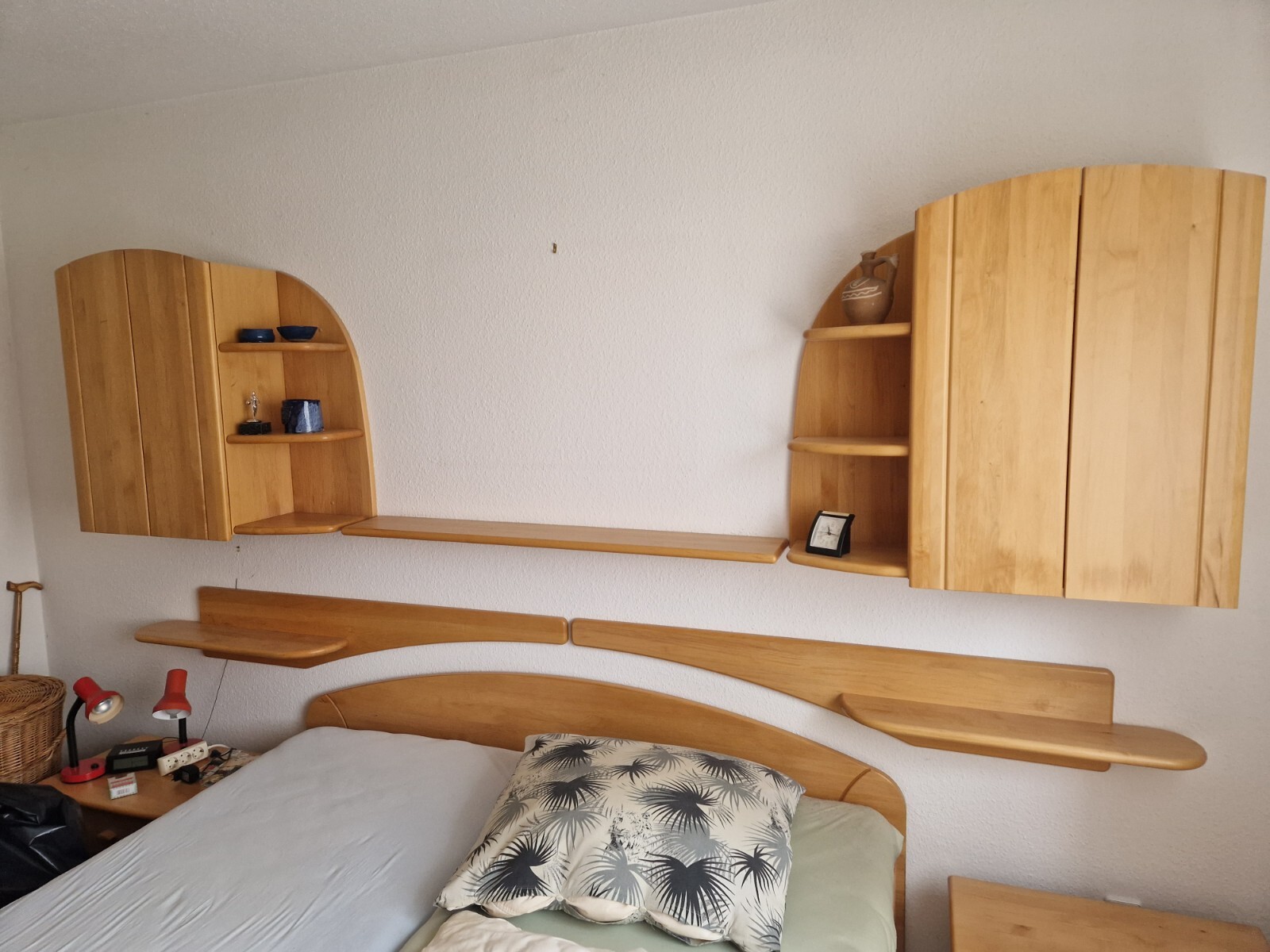 Schlafzimmer komplett gebraucht Buche massiv 3 Kleiderschränke 93 x 60