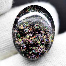 Natural Australian Doublet Black Opal 12.50Ct Untreated Certified Gemstone