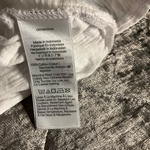 Madewell Womens White Slub Cotton Crewneck T-Shirt M Lightweight burnout casual - Picture 5 of 7