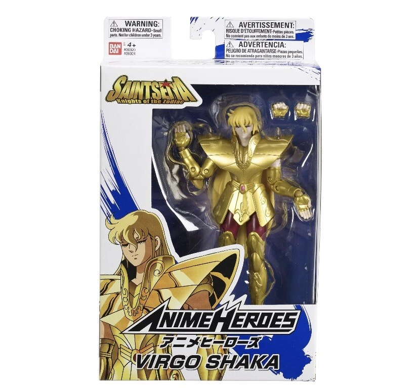  ANIME HEROES - Saint Seiya: Knights of The Zodiac - Virgo Shaka  Action Figure : Everything Else