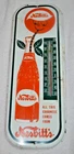 Original Vintage 'NESBITT'S THERMOMETER - orange soda sign - Metal - 16" - WORKS