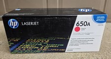 Genuine HP 650A Magenta Toner Cartridge CE273A LaserJet NEW SEALED