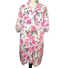 Show Me Your Mumu Womens Floral Robe One Size Brie Lightweight Loungerwear