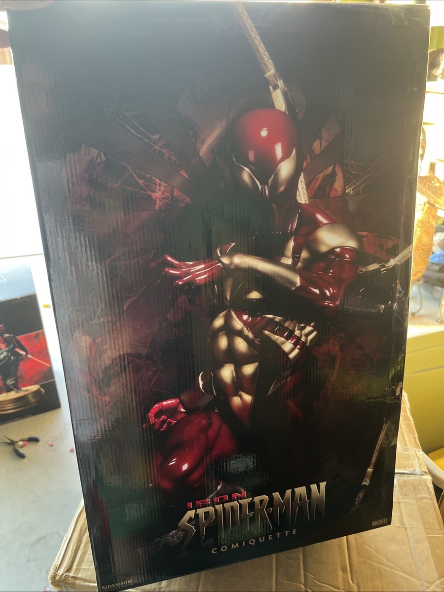 Sideshow Collectibles Iron Spider-man Comiquette Statue