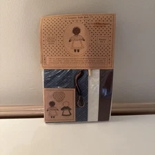 Vintage 1984 Gail Wilson Duggan COUNTRY FOLK DOLL Pattern no. 4 3” Cloth Doll