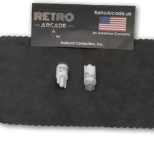 Arcade Game LED Lamp for Illuminated Pushbuttons (White) 12v DC, or Pinball Game