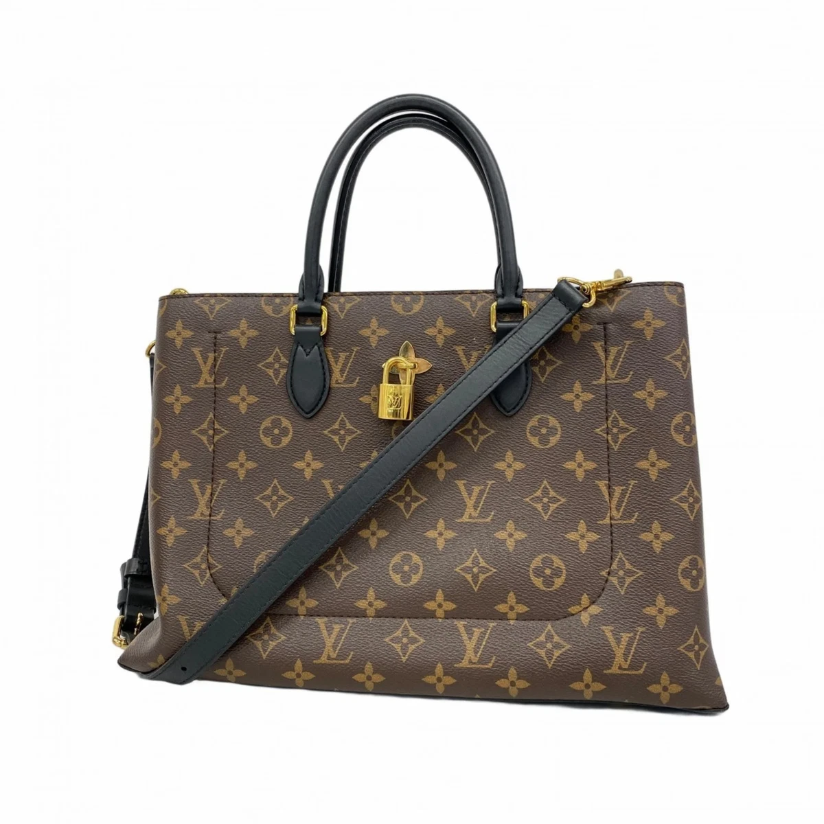 Louis Vuitton ブラック ハンドバッグ モノグラム・フラワー 楽天市場】【5%OFFクーポン】 ルイヴィトン フラワートート モノグラム