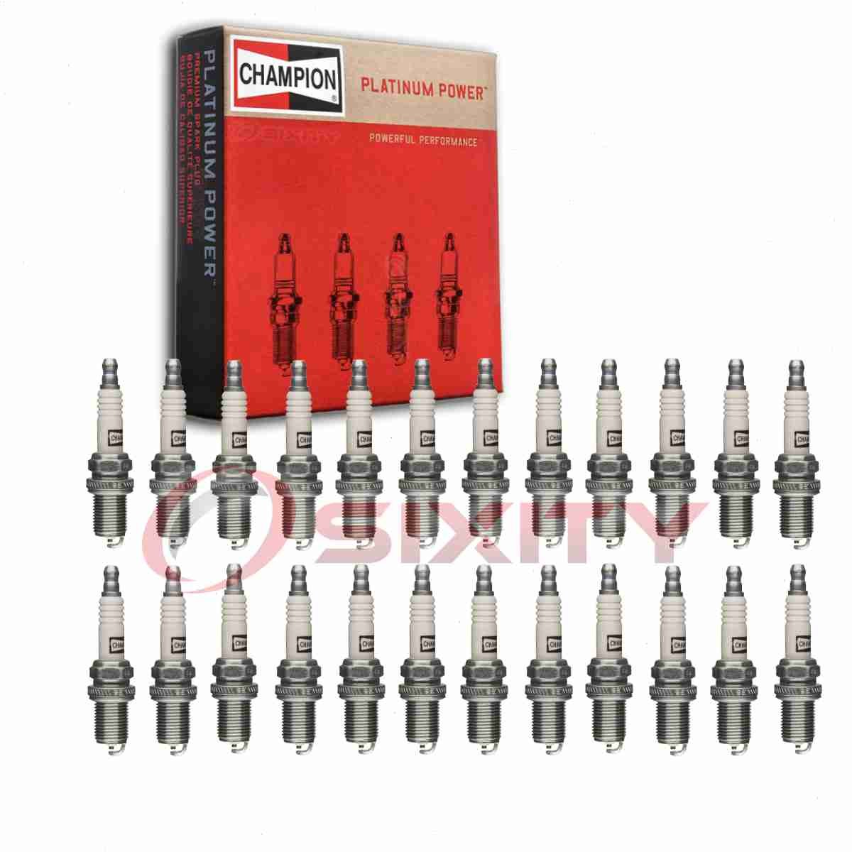 24 pc Champion Platinum Spark Plugs for 2006-2020 Mercedes-Benz S65 AMG 6.0L jx