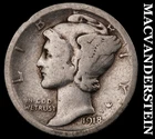 1918-S Mercury Dime- Silver- Scarce Better Date No Reserve #J1862