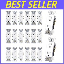 Child-Proof Electrical Outlets 15 Amp - UL Listed, 20 Pack for Home  Office 