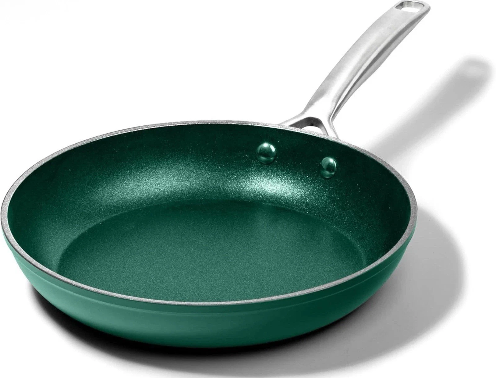 Granitestone Green Frying Pan with Ultra Nonstick Durable Mineral 12 In