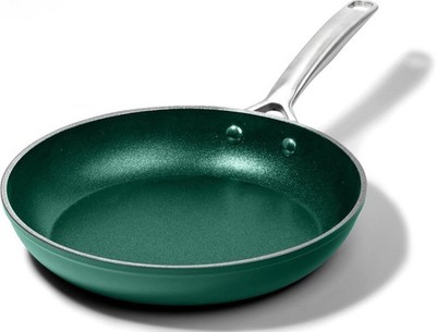 Granitestone Green Frying Pan with Ultra Nonstick Durable Mineral 12 In