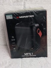 Monster "MFS1 Black Portable Bluetooth Speaker"  Radio 40W 12H Playtime Black
