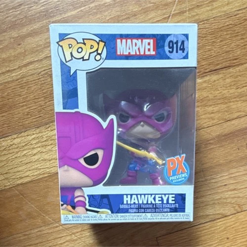 Funko Pop! Vinyl Marvel Hawkeye #914 PX Previews Exclusive Bobblehead Figure