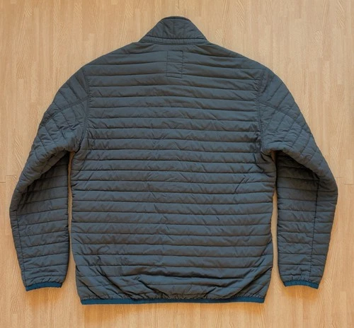 Relwen Windzip Jacket Charcoal Loden Huckberry Men's XL Softshell Quilted Coat image 5