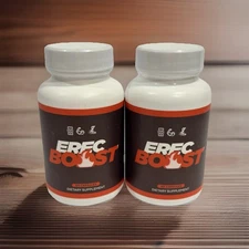 2 Pack Erec Boost Pills Erec Booster Max Strength Supplement 60 Caps Exp 12/2026